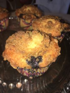 Blueberry muffins