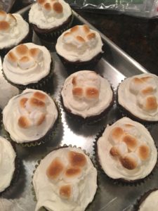 S'mores cupcakes